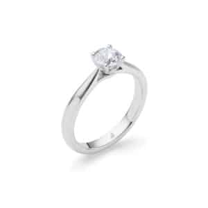 Verlobungsring aus Plagentum - Lab Diamanten - 3 mm