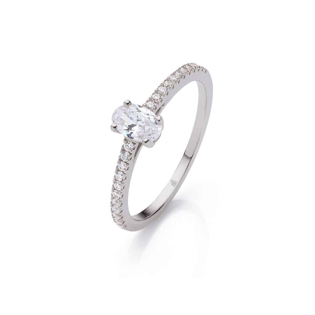 Verlobungsring - Plagentum - Lab Diamanten - 2,5 mm